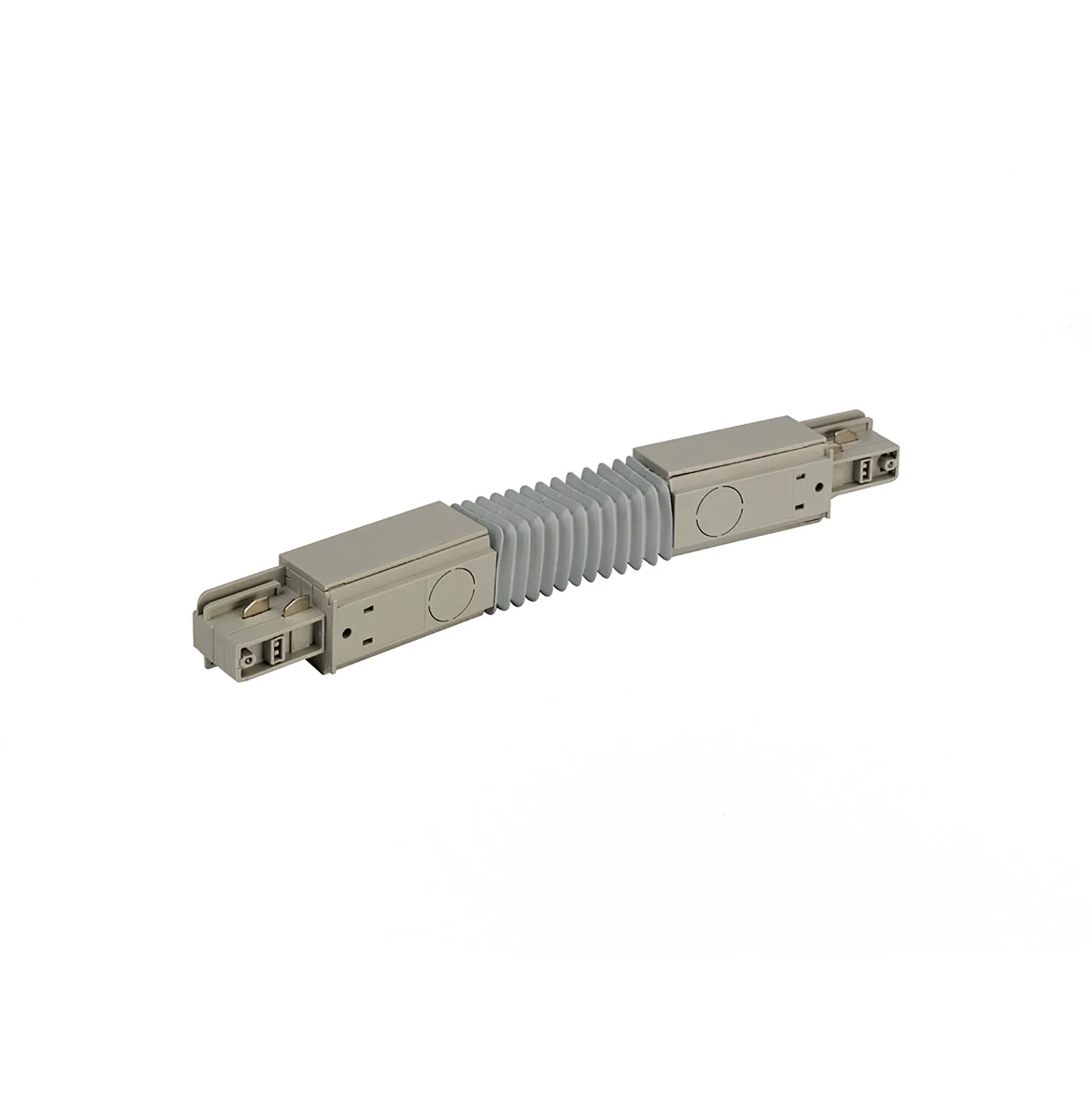 Flexible Coupler With Feeding Option 3 Circuit Surface Mounted Track, 30° to 330° With Data Bus 555 2 1211 8  Eutrac 3 Circuit Surface/DB-Grey